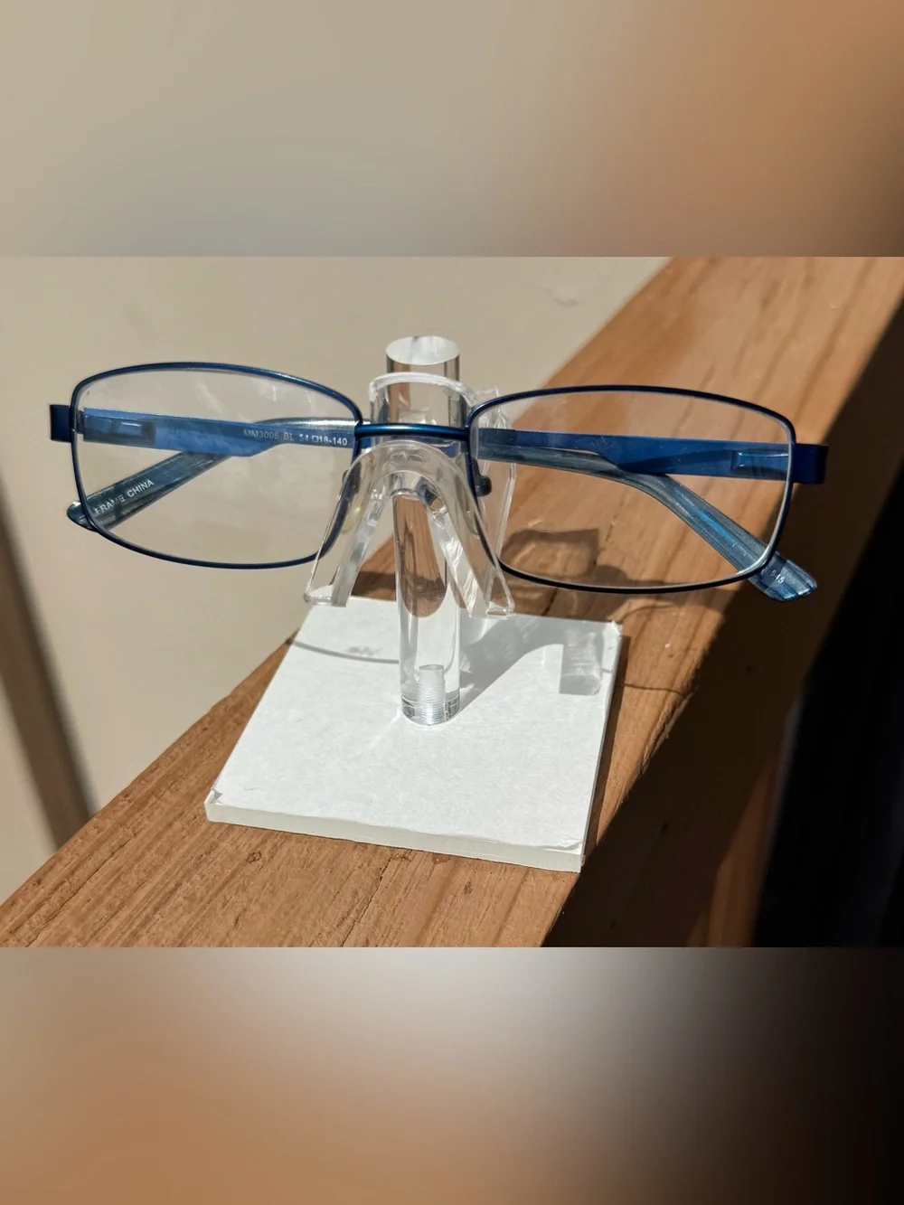 Blinc MM3006 Blue Metal Full Rim Eyeglass Frames Only 54-18-140 Stylish Trendy